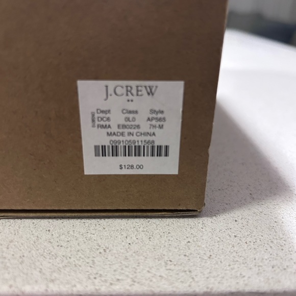 NIB New in Box J.Crew Leopard wedge sandals size 7.5 - Picture 3 of 6